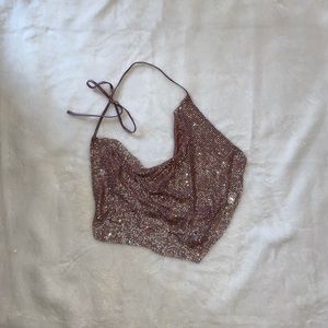 Sparkly crop top ♡︎